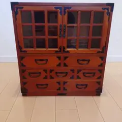民芸家具 和箪笥 飾り棚 6段引き出し CAPIC製品 - メルカリ
