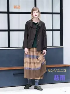 慈雨 センソユニコ ウールジャケット コート マツオインターナショナル 10 L 楽天市場】慈雨 ジウ Sensounicoセンソユニコ 総柄 ロング