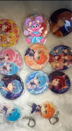 すとぷり まとめ売り ころん さとみ 莉犬 ジェル るぅと 缶バッジ アクキー