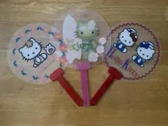 サンリオ 2004年 ハローキティ デイジー うちわ 希少 - メルカリ