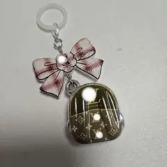 ロゴリボン付きミニリュックチャーム　めじるしアクセサリー