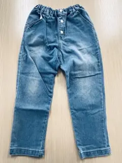 BREEZE あったからくらくテーパードパンツ 裏起毛 10分丈130