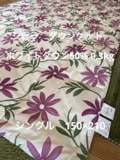 丸洗い可【シビラ】羽毛肌掛布団 ダウンケット（150×210）モリノビエント　G Sybilla（シビラ） 羽毛 肌掛け布団 シングル ダウンケット 150x210cm