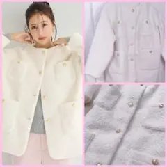 新品タグ付き❥❥きれいめプードル春コート♡ZARA リエンダ スナイデル