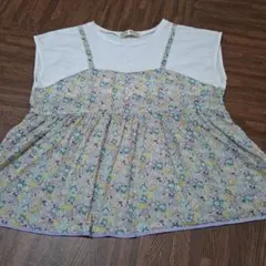 美品ポンポネットAラインチュニックTシャツ160L