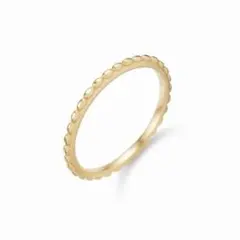 a*。様 サトミカワキタ リング イエローゴールド 18k 13〜14号 大幅値