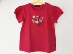 moujonjon Tシャツ 140cm レッド 花柄のサムネイル