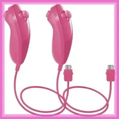 Nintendo Wii U ヌンチャク コントローラー 2個 ピンク