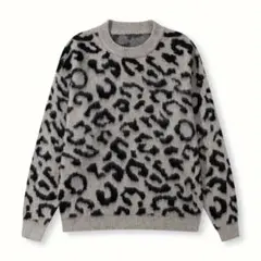 豹柄セーター