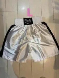 Raja Boxing ムエイタイ キックボクシング ショーツ ホワイト XL 