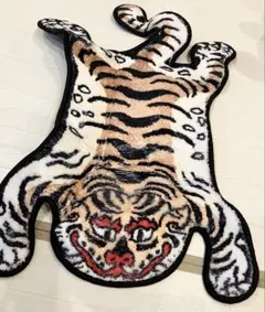 タイガーラグ トラ ラグマット カーペット 虎