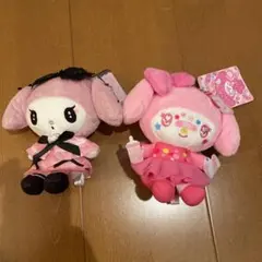 マイメロディ ぬいぐるみ マスコットポーチ 2つセット
