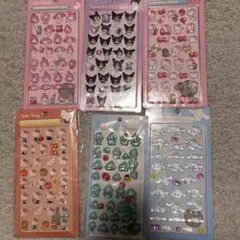 ぷっくりシール　サンリオ　セット