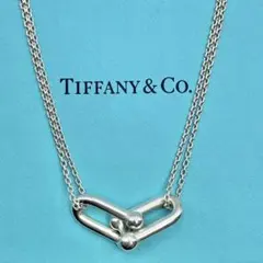【希少】ティファニー　ハードウェア　ラージ　ダブルリンク　ネックレス　46cm