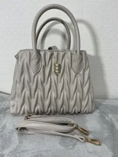 【MAJESTIC LEGON】2WAYマテラッセパールバッグのサムネイル