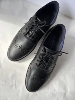 Cole Haan GRANDEVOLUTION ウィングチップ ブラック　革のサムネイル