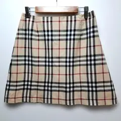 BURBERRY LONDON ノバチェック 台形スカート ミニスカート