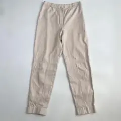 T04/036HERMESエルメスマルジェラ期 シルク ワイドパンツ クリーム系 T04/036HERMESエルメスマルジェラ期 シルク ワイドパンツ クリーム系