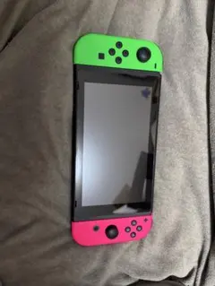 ヒ*ん様 任天堂Switch スプラカラーコントローラ付き 付属品全部有
