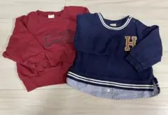 プティマイン　トレーナー 90cm 2枚セット