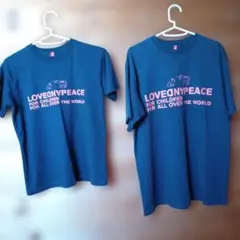 nusy 半袖 ペアTシャツ レディースMサイズ＆メンズLサイズ 2枚セットのサムネイル