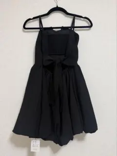 GRL バックリボンキャミワンピース ブラック