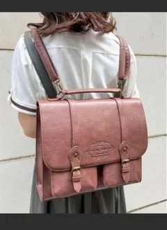 axes femme　アクシーズファム　ダブルポケットサッチェル