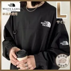 【新品】韓国限定　ノースフェイス　Lサイズ　アルバニークルーネック　黒