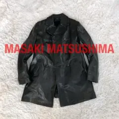 ISAMU KATAYAMA BACKLASH レザーシャツ 半袖 牛革 S - メルカリ