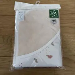 【新品未使用】恐竜柄 フード付きおくるみ