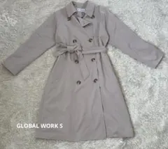 【グローバルワーク】トレンチコート　グレージュ　軽量　S GLOBAL WORKのサムネイル