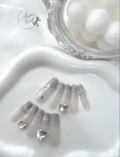 ネイルチップ ワンホンネイル スナ系ネイル マグネットネイル