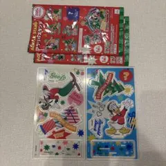 ディズニー アクリルスタンド クリスマス ドナルド　グーフィー　ダイソー