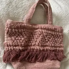 ALEXIASTAM フリンジ トートバッグ