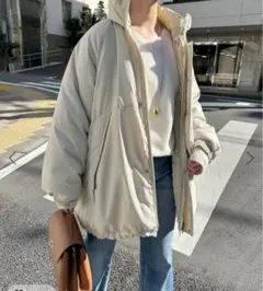 24AW 美品 スローブイエナ ウォッシャブル中綿モンスターパーカー 38 ウォッシャブル中綿モンスターパーカーブルゾン（中綿