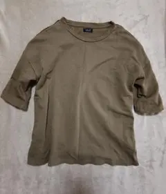 ZARA MAN カーキ 半袖スウェット シャツ Mサイズ