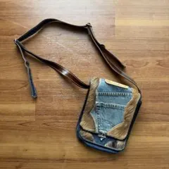 LEVI'S デニム ショルダーバッグ リメイクのサムネイル