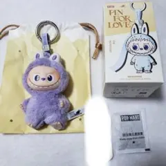 【正規品】ラブブ LABUBU イニシャル ? ミニ ぬいぐるみペンダント