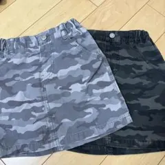 GU迷彩スカート