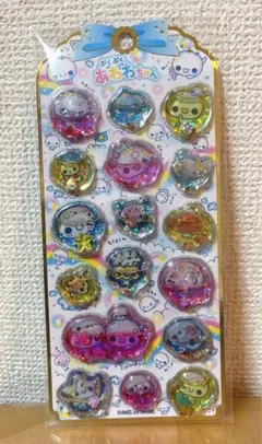 正規品 ぷくぷくあわわちゃん ウォーターインシール カミオジャパン