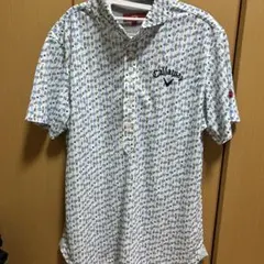Callaway 花柄ポロシャツ フード付き