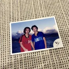 嵐 公式写真 旧嵐ロゴ デビューハワイ 大野智 櫻井翔 - メルカリ