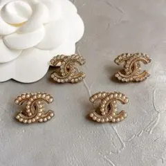 CHANEL ヴィンテージボタン　4個セット