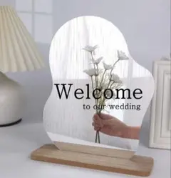 ウェルカムミラーステッカー　すぐ発送可能