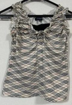 BURBERRY LONDON ノバチェック ノースリーブ タンクトップ キャミ