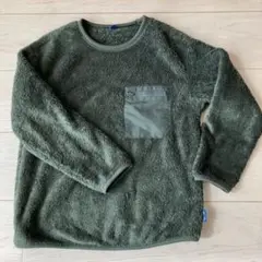 UNIQLO ファーリーフリースプルオーバー カーキ 130㎝