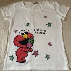 SESAME STREET エルモ Tシャツ　Lサイズ　古着のサムネイル