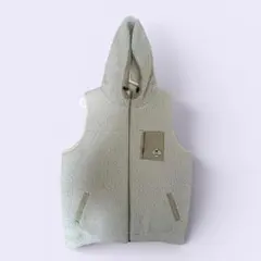 値下げ中】ROXY ロキシー ボアフリースベスト フード付き ジップアップ 