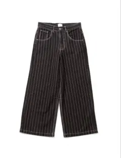LAGUA GEM STRIPE TUCK WIDE デニム ラグアジェム 23 | Mercari