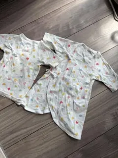 ミキハウス　コンビ肌着 短肌着　2枚セット